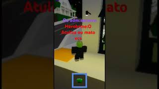 ROBLOXOs Adms correndo do Herobrine💀 roblox meme bloxfruits shorts Arthurpvh [upl. by Dola235]