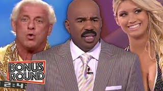 FAMILY FEUD WRESTLING SPECIAL Compilation Steve Harvey amp John O’Hurley [upl. by Inavoy]