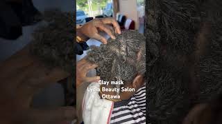 Clay mask hair treatment [upl. by Notak]