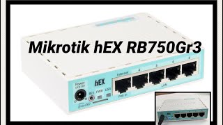 Mikrotik HEX RB750Gr3 Quick Unboxing TAGALOG [upl. by Gottfried]