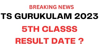 TGCET Results 2023 2024 TS Gurukulam 5th Selection List Merit list [upl. by Lanaj897]