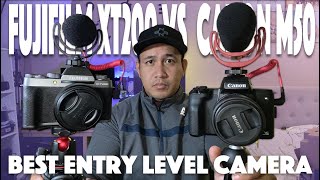 Do not buy the Canon M50 vs Fujifilm XT200 before watching Best Mirrorless Camera in 2023 [upl. by Medin263]