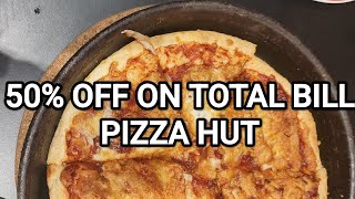 PIZZA HUT 50 OFF Ye nahi dekha toh kya dekha🍕🍟🧆 pizzahut pizzahutpizza pizzahutdelivery [upl. by Winifield]