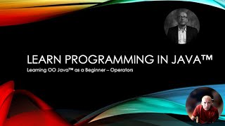 Learn Programming in Java  Operators [upl. by Seugram576]