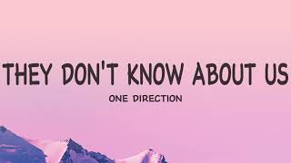 One Direction  They Dont Know About Us Lyrics [upl. by Leinod]