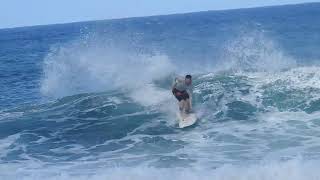 Surfing at Hawaiis Iconic Sunset Beach  Surf Clips [upl. by Nil442]