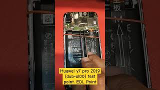 Huawei y7 pro 2019 dubal00 test point EDL Point [upl. by Arriet]