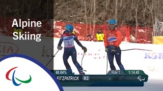 Giant Slalom Run 1  Alpine Skiing  PyeongChang2018 Paralympic Winter Games [upl. by Aneeuq]