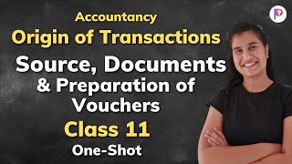 Origin of Transactions  Source Documents amp Preparation of Vouchers  Accountancy Class 11 [upl. by Genesa]