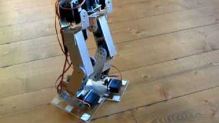 Build own biped robot without a kit using Arduino [upl. by Anrol]