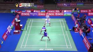 SCG Thailand Open 2015  Badminton SF M2MD  KooTan vs PraSuw [upl. by Ivatts57]