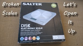 Faulty Salter Kitchen Scales Tear Down  How Does It Detect Weights [upl. by Aztinaj851]