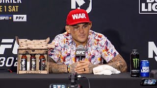 Dustin Poirier PostFight Press Conference  UFC 302 [upl. by Calore]