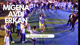 Migena Rinxhi amp Erkani amp Avdi Avdiu  TALLAVA LIVE  Trashi i Deharit 06082022 [upl. by Attenal]