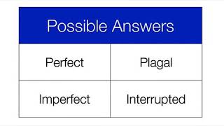 Difference between Perfect Plagal Imperfect and Interrupted Cadence [upl. by Aisel]