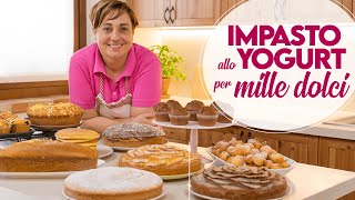 IMPASTO ALLO YOGURT PER MILLE DOLCI  Tante Ricette e Idee per Torte Muffin Pancakes e Frittelle [upl. by Nosnev]