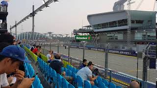 2019 Singapore Grand Prix  FP3  Pit Grandstand [upl. by Netloc]