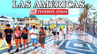 TENERIFE  LAS AMÉRICAS  Evening Atmosphere on the Golden Mile 👀 4K Walk ● October 2024 [upl. by Alaj]