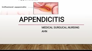 AppendicitisSignsymptomsCausesPathophysiolgyMSManagement in Hindi bySoniaKhan BSN [upl. by Gilchrist]