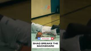 Shaquille ONeal Breaks the Backboard  Iconic NBA Moment nba shaq dunk [upl. by Nellac]