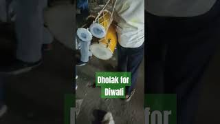 Dholak Bajane Wala for Diwali Celebration in Market Dholak Dhun sorts [upl. by Hilaria701]