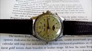 Vulcain triple date moon phase vintage wristwatch [upl. by Aynat]