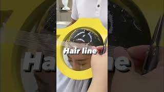 Invisible hair line Easy to Install hairpieces hairline hairsalon hairstore mrshair hairstyle [upl. by Howell]