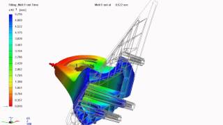 Moldex3D Flow Simulation of automotive rear mirror housing [upl. by Avlem]