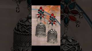 Oxidised Earrings For Women 😍 nykaahaul traditional earrings earringsdesign [upl. by Dimmick]