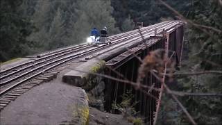 Rail Speeder ride on historic west coast railroad [upl. by Enidualc]