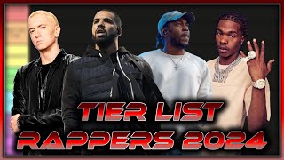 RAPPERS IN 2024 TIER LIST [upl. by Pittman]