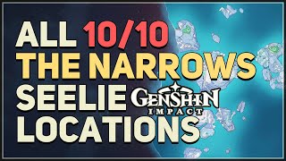 All 10 The Narrows Seelie Locations Genshin Impact [upl. by Amasa]