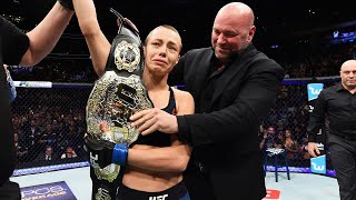 Crowning Moment Rose Namajunas Stuns Joanna Jedrzejczyk to Become Strawweight Champion 👑 [upl. by Gert]