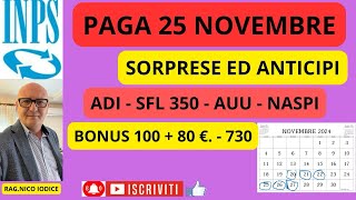 PAGAMENTI IN CORSO 👉ADI AUUNASPI BONUS 100€ 80  SFL 730 youtube youtubeshorts shorts [upl. by Si]