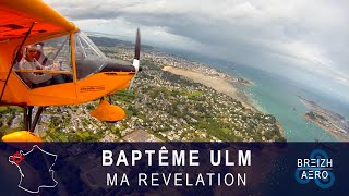 Mon baptême ULM à Dinard  Une révélation [upl. by Nirra]