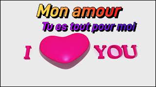 SMS DAMOUR  tu es tout pour moi mon amour 💞💞💓💓des paroles douces pour fondre le cœur ❤️💓 ❣️❣️ [upl. by Mendelsohn]