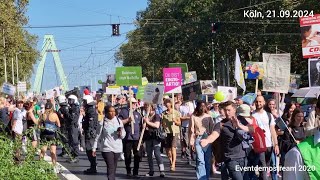 Demonstration Marsch des Lebens  gegen Abtreibung und Gegendemonstration in Köln 21092024 [upl. by Phalan]