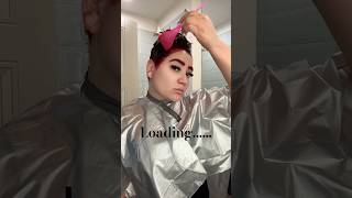 Made it to the cherry red era 🍒 cherryredhair diyhaircolor [upl. by Paz]