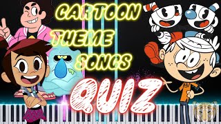 Cartoon Theme Songs QUIZ 2022 V2  Piano Edition [upl. by Cazzie]