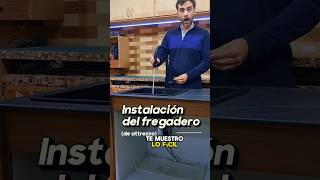 INSTALACIÓN de un fregadero de cocina en 30 segundos [upl. by Ellebana]