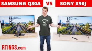 Samsung Q80A vs Sony X90J  MidRange Showdown [upl. by Nancy]