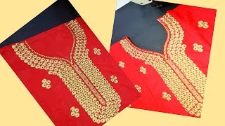 ReadyMade Neckline KameezeChuridar Cutting amp Stitching DIY [upl. by Shirl]