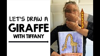 How to Draw a Giraffe Art Lesson in ASL [upl. by Talbot]