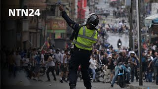 Protestas en Venezuela de miles de ciudadanos que no aceptan el resultado del CNE a favor de Maduro [upl. by Akamaozu]