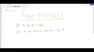 The Factorial Function [upl. by Hako]