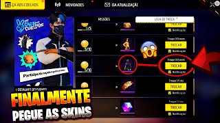 FINALMENTE RESGATE AS SKINS DA PÁSCOA NOVA PARCERIA RAGNAROK VOLTANDO E CUBO MÁGICO  FREE FIRE [upl. by Keelia]