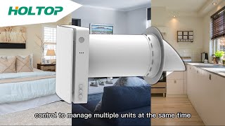 The Ultimate Decentralized Ventilation with Heat Recovery  Single Room ERV 20 [upl. by Il]