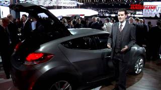 2012 Hyundai Veloster  2011 Detroit Auto Show  Edmundscom [upl. by Dudden]