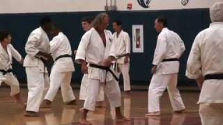 Traditional Shotokan Karate Class 2009 Sparring Drills [upl. by Natassia]