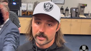 GARDNER MINSHEW AFTER RAIDERS LOSE TO BRONCOS SPEAKS ON BENCHING LATE IN GAME FOR O’CONNELL [upl. by Regazzi787]